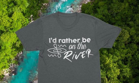 I'd Rather Be Kayaking Outdoor T-Shirt I'd Rather Be Kayaking Outdoor T-Shirt