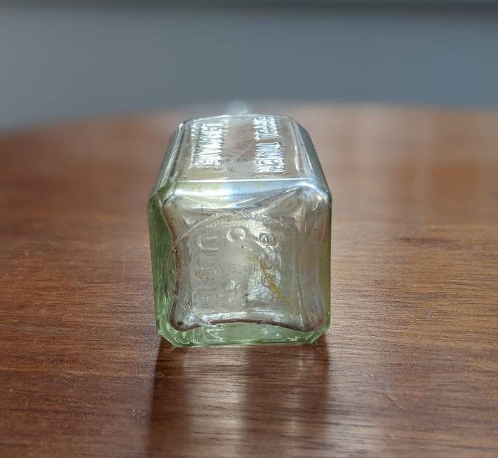 Edwardian glass bottle Eiffel Tower Lemonade crystals by Etsy