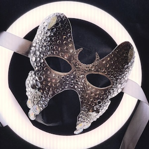 Schmetterling Maske Silber Strass Masquerade Maske für Erwachsene