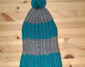 Unisex Chullo Knitted Wool Multicolored Beads Winter - Etsy