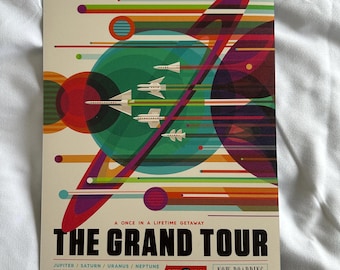 The Grand Tour NASA poster