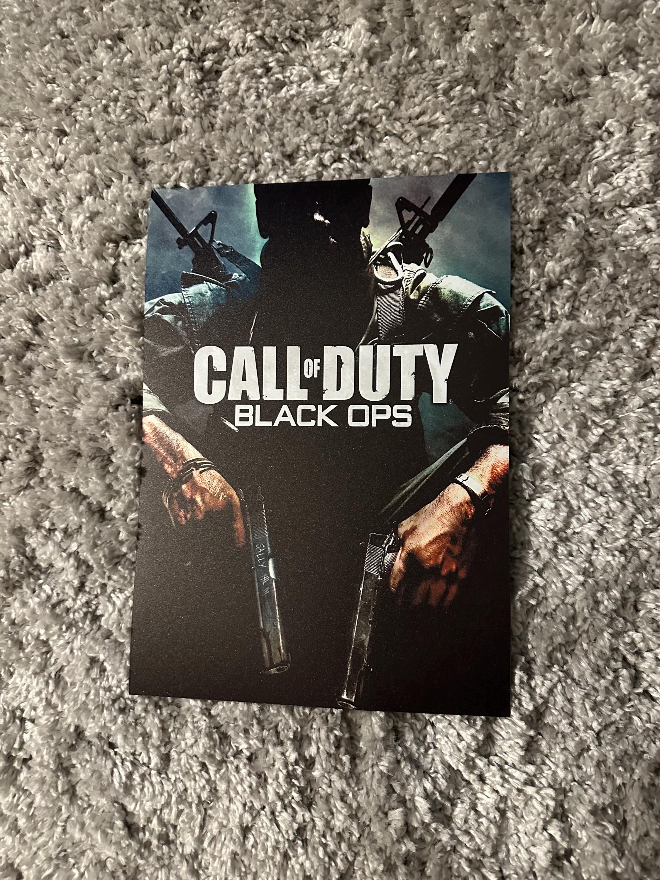 COD Black Ops Poster - Etsy