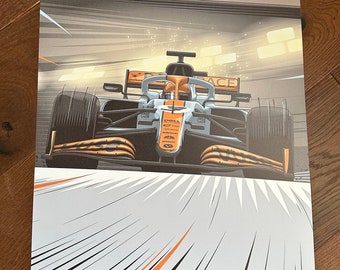 Daniel Ricciardo mclaren poster