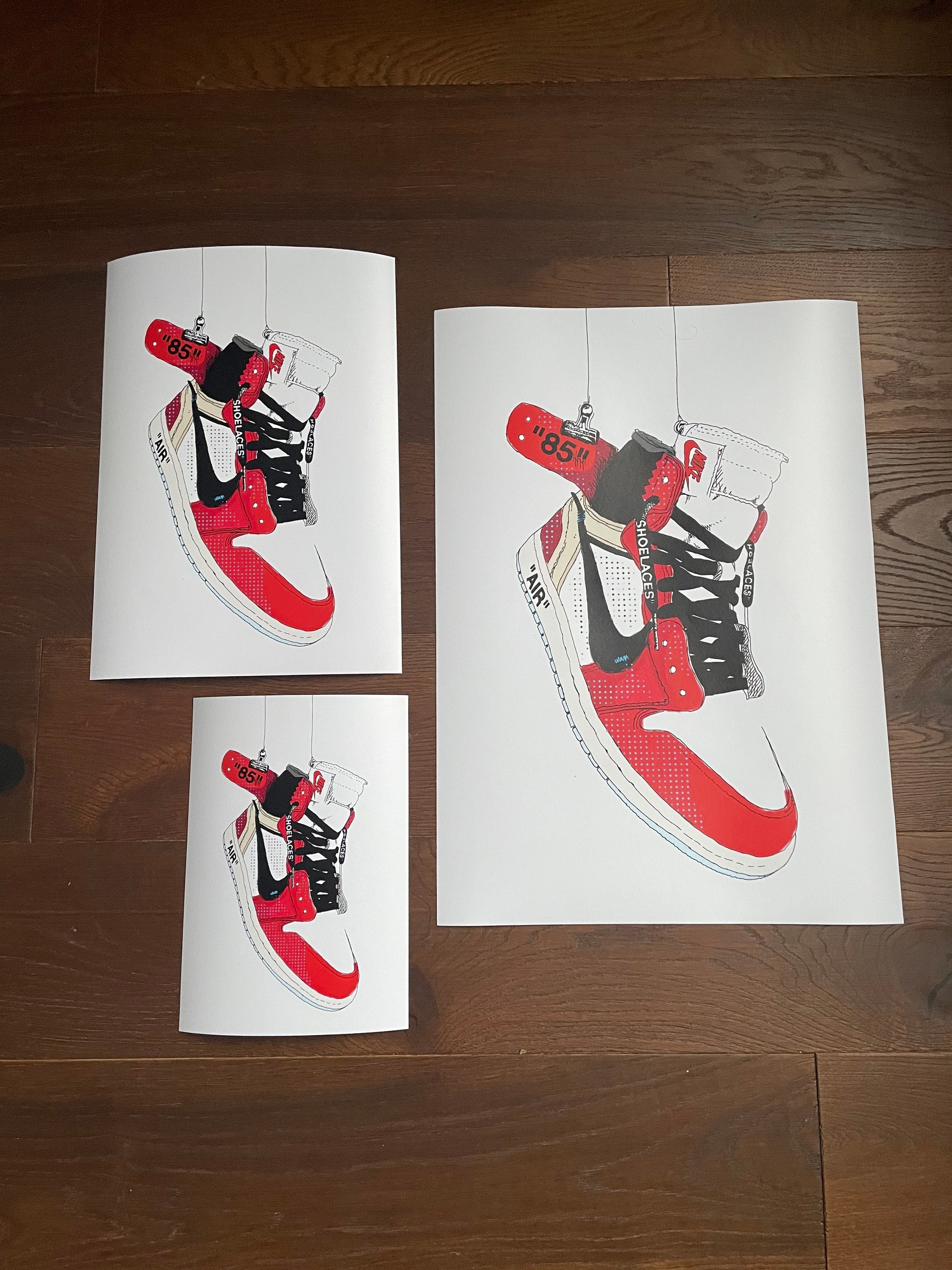 off white jordan poster