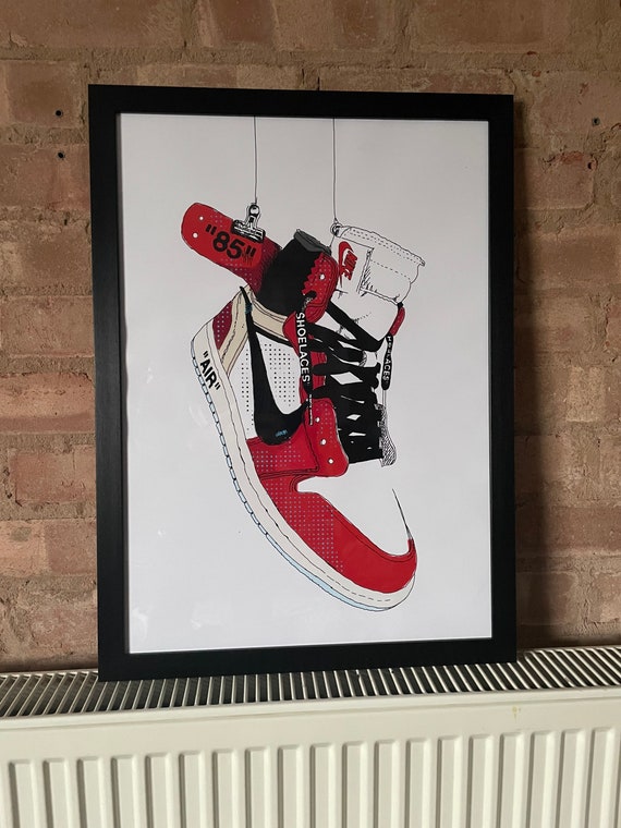 Off white jordan 1 poster hotsell