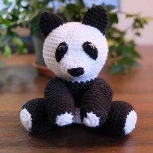 Urso Panda Crochê Cro Fu (Amigurumi) - Padrão Digital - Download Instantâneo