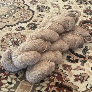 8ply - 2025 Natural Huacaya Alpaca Yarn image 5