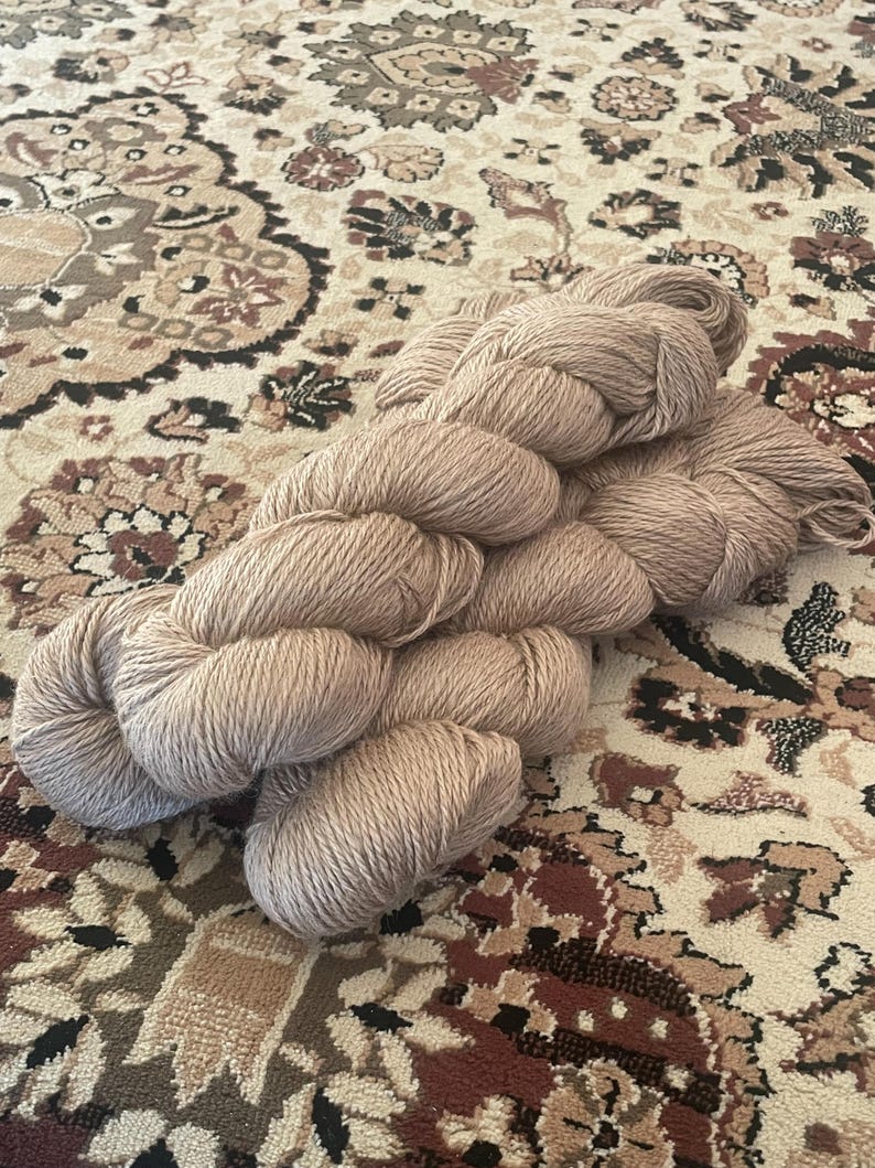 8ply - 2025 Natural Huacaya Alpaca Yarn image 5