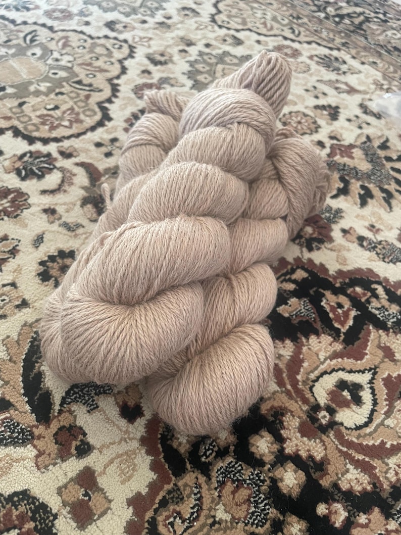 8ply - 2025 Natural Huacaya Alpaca Yarn image 10