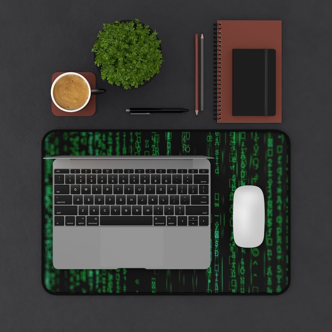 Personalized Codes Desk Mat Etsy