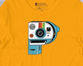P is for Polaroid short-sleeve unisex t-shirt