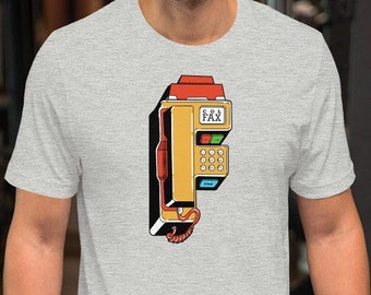 F is for Fax short-sleeve unisex t-shirt