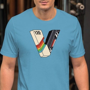 V is for VHS short-sleeve unisex t-shirt