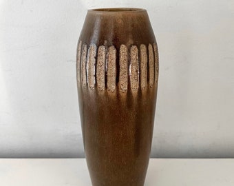 Mid Century Danish Pottery Vase or Vessel Scandinavian Ceramic Decor