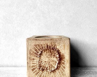 Mid Century Pottery Vase or Vessel #1 MCM Mediterranean Style Ceramic Decor