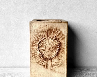 Mid Century Pottery Vase or Vessel #4 MCM Mediterranean Style Ceramic Decor