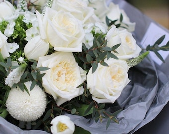 Fragrance Cut Rose，White o'hara. Long lasting Cut flower. Lychee Fragrance.