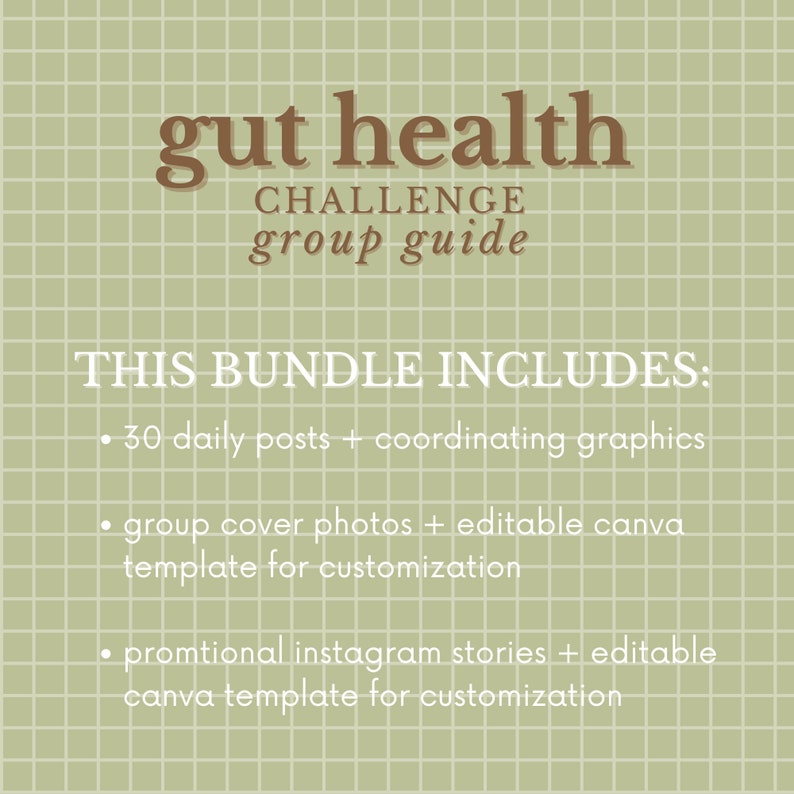 4 Week Gut Protocol Healthy Gut Week Guide Gut Health Gut Etsy