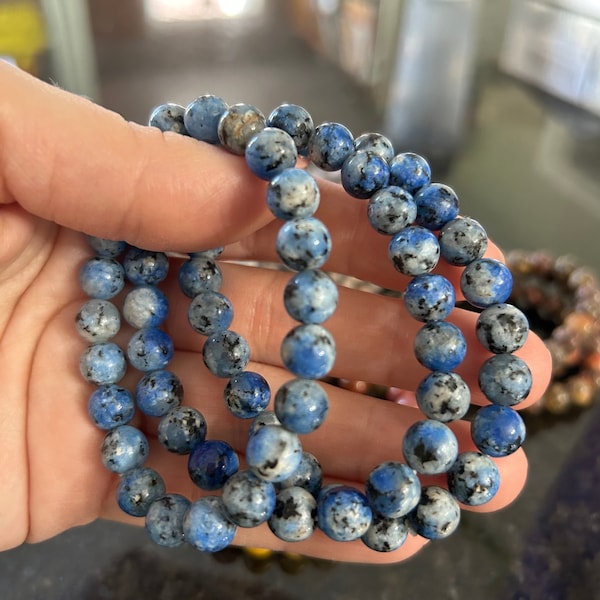 K2 Blue azurites stone Bracelets | Minimalist crystal jewelry, Healing Stones, Crystal Bracelet