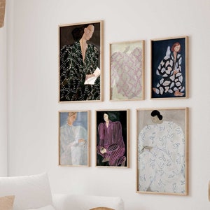 Pôster de geometria de linha abstrata - Pintura em tela de arte de parede moderna Pôsteres e impressões nórdicas Imagens de parede para decoração de sala de estar