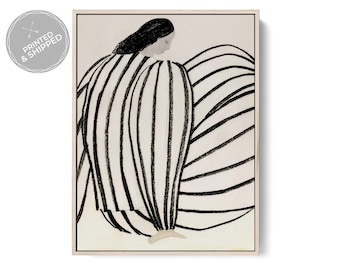 Minimalist Woman Abstract Line Art Print