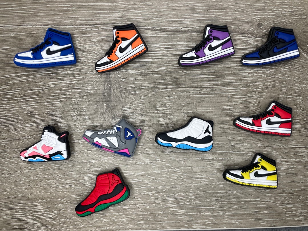 10 Pc Shoe Croc Charms Etsy