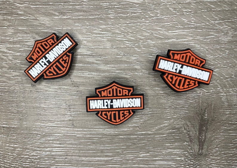 Harleydavidson Croc Charm Harley Davidson Jibbitz Etsy