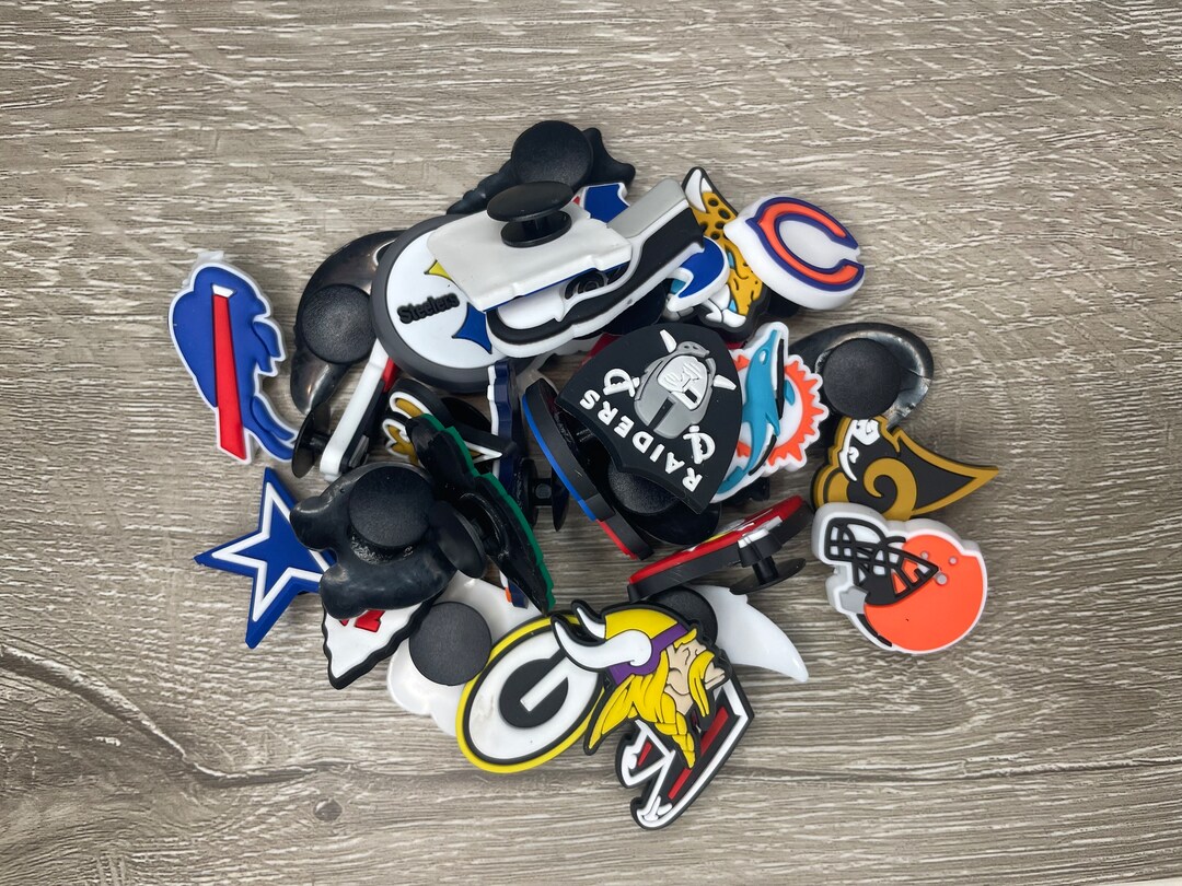 Sports Team Croc Charms Sport Jibbitz NFL Jibbitz Raiders Etsy