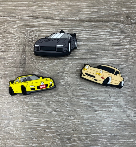 Car Croc Charms Rx7 Miata Nsx Jdm Race Car Jibbitz Shoe Charms Etsy