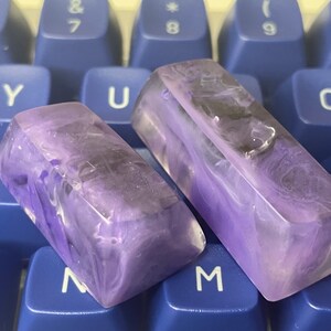 Custom Marble Resin Keycaps Customizable Artisan Keycaps For Mechanical Keyboard image 6