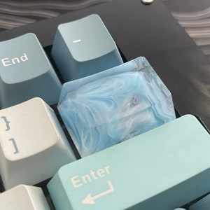 Custom Marble Resin Keycaps Customizable Artisan Keycaps For Mechanical Keyboard image 5