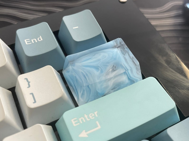 Custom Marble Resin Keycaps Customizable Artisan Keycaps For Mechanical Keyboard image 5