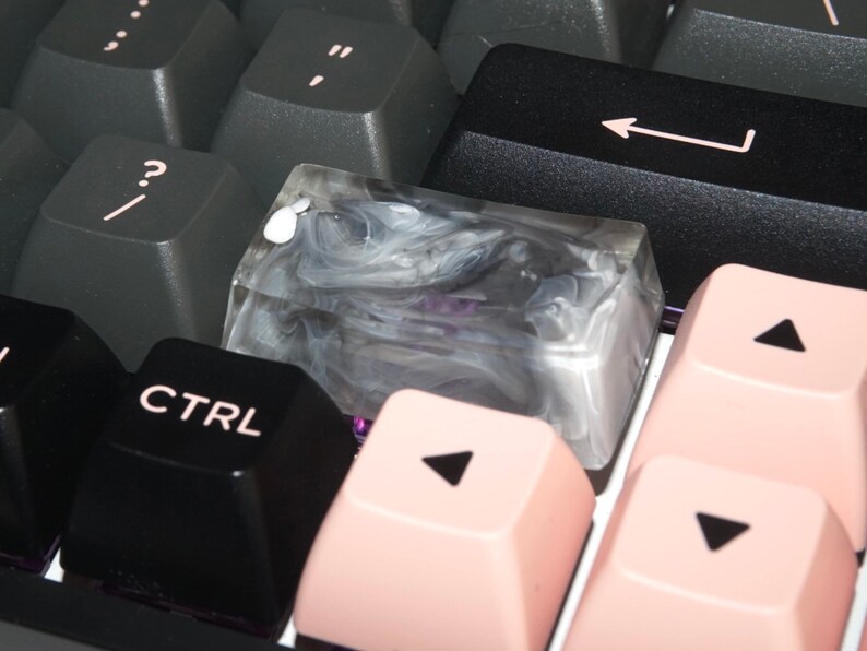 Custom Marble Resin Keycaps Customizable Artisan Keycaps For Mechanical Keyboard image 7