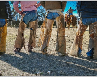 Texas Cowboys Western Art Print Cowboy Art Home Decor