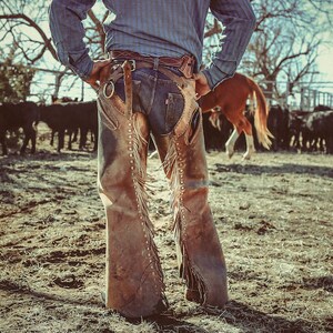 Real Texas Working Cowboy Western Horse Art Print Cowboy Art Home Decor