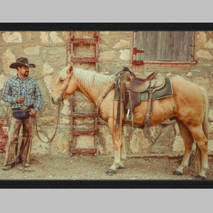 Texas Working Cowboy Western Horse Art Print Cowboy Art Home Decor image 6