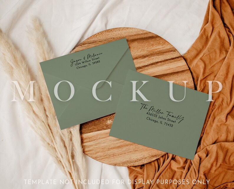 Envelope Mockup, A5 Mockup, Envelope Mock, A4, A5, A2, A3, Stationary ...