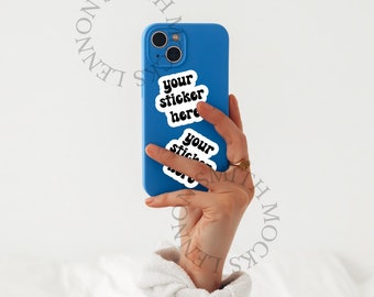 Die Cut Sticker Mockup, Sticker Mockup, Canva Mockup, Printify Sticker Mockup, aesthetic sticker mockup, phone sticker mockup, Sticker mock