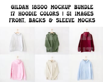 Gildan 18500 Hoodie Mockup Bundle, Gildan Hoodie Mockup, Hoodie Mockup Bundle, Model Mockup, Jumper Mockup, Sweater mockup, Gildan mockup