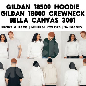 Couple Mockup Bundle, Gildan mockup bundle, Bella Canvas mockup bundle, Friends mockup bundle, Husband wife mockup bundle, Mom and dad mock