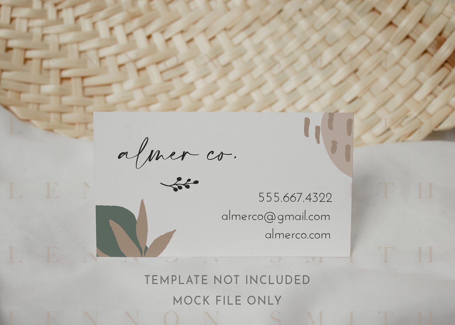 Business Card Mockup Stationary Mockup Boho Mockup Small