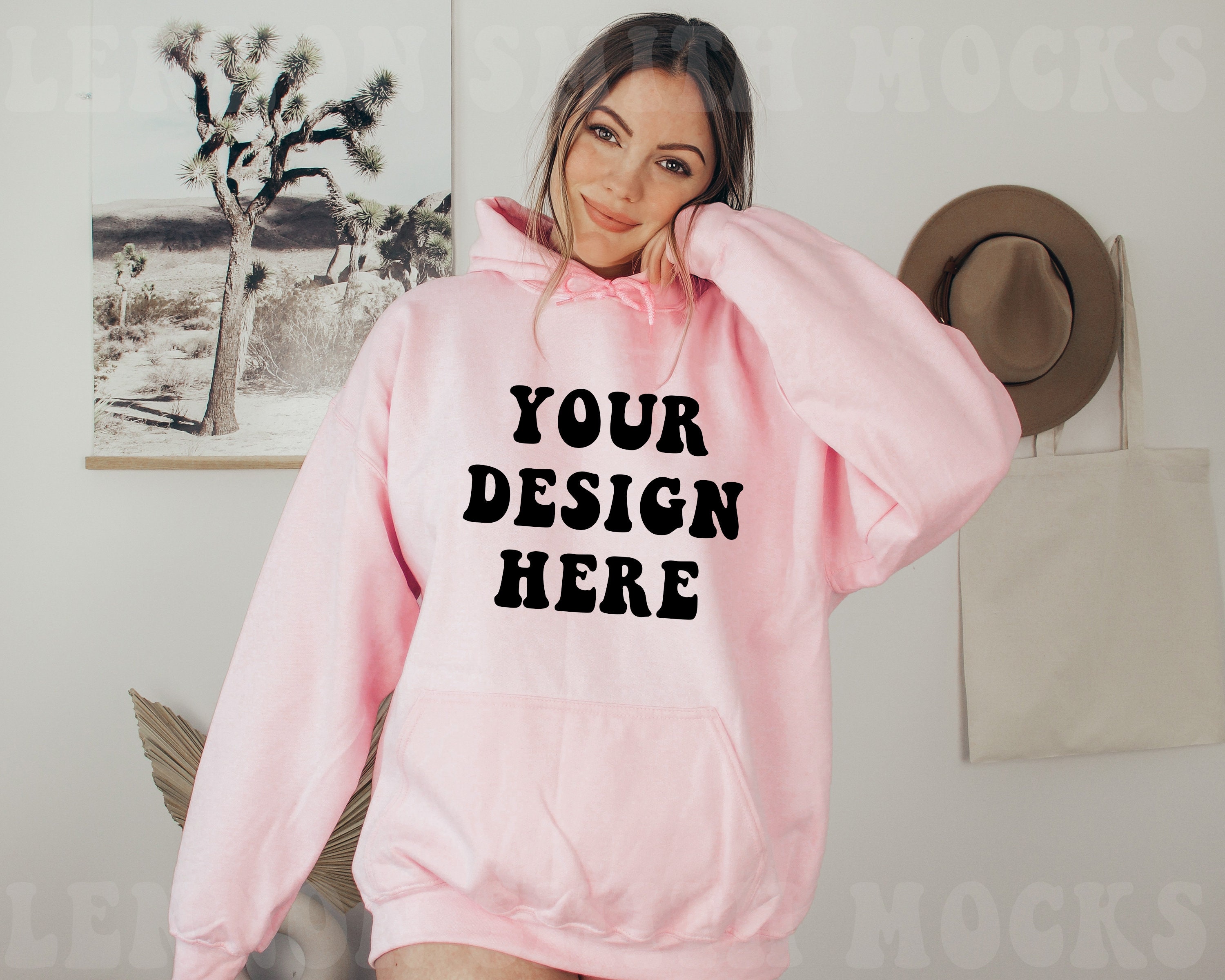 Gildan 18500 Light Pink Hoodie Mockup Gildan Hoodie Mockup - Etsy UK