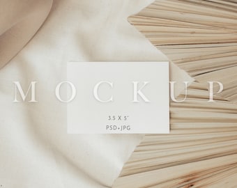 RSVP Mockup, Bundel Mockup, Bruiloft Uitnodigen Mock Up, details mockup, woestijntoon mockup, minimale mock, 5X3.5 Mock, zoals items 023