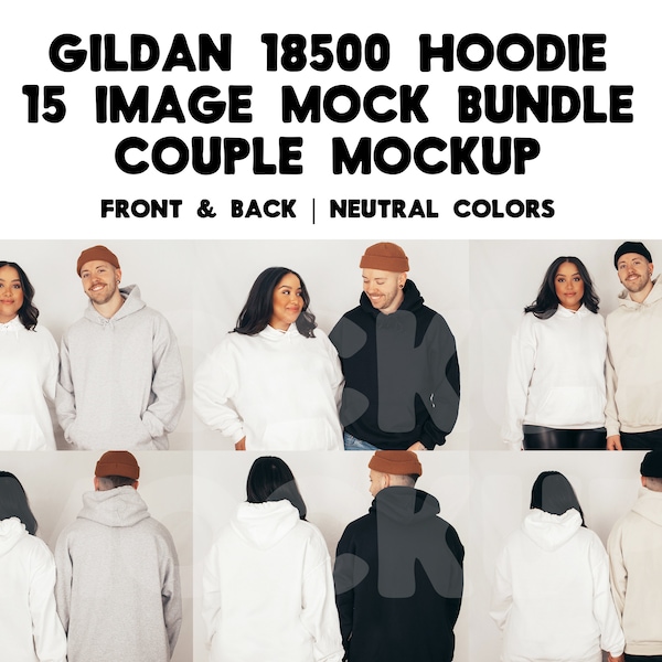 Double Hoodie Mockup, Gildan hoodie mock, Husband wife hoodie mockup, couple jumper mockup, Couple Mockup, Friends mock up, Duo mockup