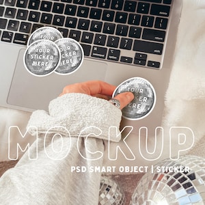 Mockup för stansad klistermärke, Mockup för klistermärke, Mockup för dator, Mockup för Printify-klistermärke, Mockup för laptop, Mockup för telefonklistermärke, Mockup för klistermärke,