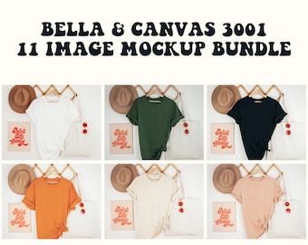 May include: A mockup bundle of 11 images featuring different colored t-shirts on a hanger with a tote bag and a sign that says "Sweet Like Honey".
