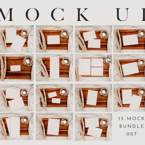 Stationaire Mockup Bundle, Multi Pack Mock, Wedding Invitation Mock Up, RSVP mock, details mockup, woestijntoon mockup, minimale mock
