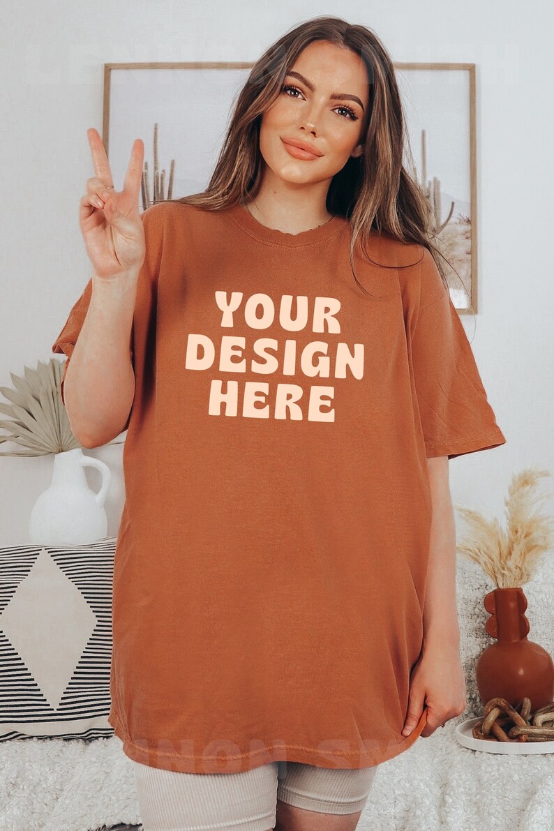 Yam Comfort Colors C1717 Mockup Yam Mockup Comfort Colors Etsy