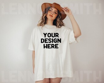 Maqueta Gildan blanca, camisa Gildan blanca, maqueta de camiseta, maqueta modelo, maqueta de camiseta, maqueta de camiseta, maqueta blanca gildan, algodón pesado gildan