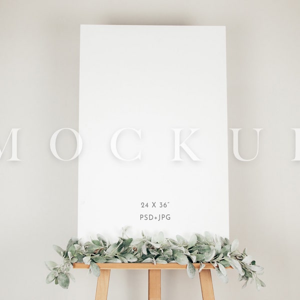 24x36 sign Mockup, Boho Easel Mockup, Wedding Sign MockUp, Seating Chart Mockup, Wedding mock, Bride mockup, Seat Chart Mockup, Entry Sign